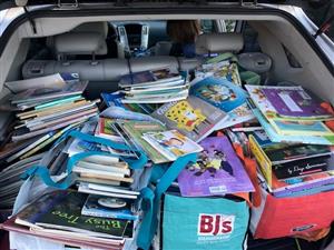 Books students collected Books students collected